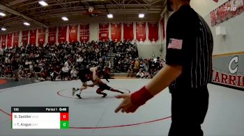 106 lbs Cons. Round 5 - Travis Angus, Uintah vs Blake Saddler, Eaglecrest