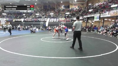 190 lbs Quarterfinal - Elijah Webb, Effingham-Atchison Co Community HS vs Kolten Jones, Russell HS
