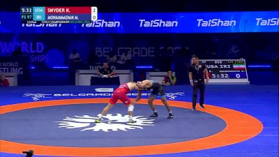 97 kg 1/2 Final - Kyle Frederick Snyder, United States vs Mohammadhossein Askari Mohammadian, Iran