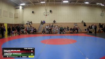 285 lbs Cons. Round 2 - Dallas Nieuwland, Taylorsville vs Christian Gonzalez, Cottonwood