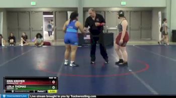 200 lbs Round 2 (8 Team) - Erin Kremer, Washington vs Leila Thomas, Indiana