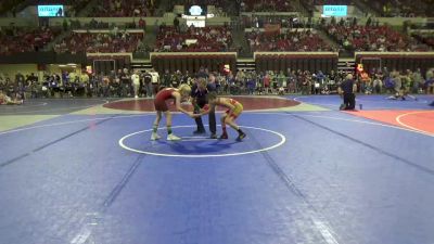 69 lbs Champ. Round 2 - Paxton McEwen, Mine Yard Dogs Wrestling Club vs Jaden Reimer, Fort Benton Longhorn Wrestling