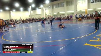 113 lbs Finals (8 Team) - Cohen Hargrove, Social Circle vs Izak Rodriguez, Funky Monkey