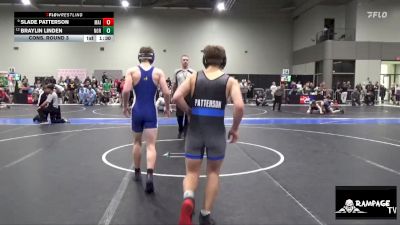 130 lbs Cons. Round 3 - Slade Patterson, Maize vs Braylin Linden, Norton