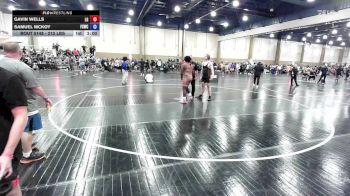 215 lbs Round Of 16 - Gavin Wells, Lake Gibson vs Samuel Mckoy, Team First Strike Wrestling Club