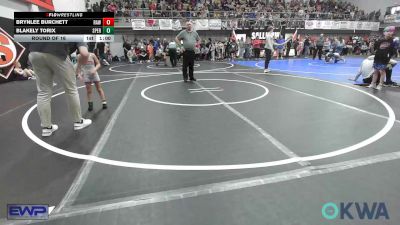 43 lbs Quarterfinal - Brynlee Burchett, Raw Wrestling Club vs Blakely Torix, Sperry Wrestling Club