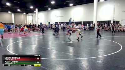 157 lbs Round 3 (6 Team) - Nash Larson, Iowa Hawks vs Logan Thomas, Team STL Red