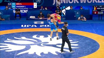 74 kg Round Of 16 - Krisztian Biro, ROU vs Idar Khatanov, RUS