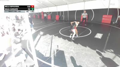 105 lbs Quarterfinal - Bella Sepulveda, Panthers Academy Of Wrestling vs Malia Quirante, Pounders Wrestling Club