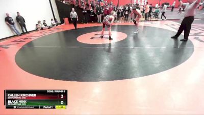 144 lbs Cons. Round 5 - Blake Mink, EDWARDVILLE (HS) vs Callen Kirchner, SCHAUMBURG (HS)