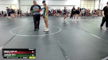 157 lbs Round 7 (8 Team) - Kairyan Hall, Buccaneers vs Brody Kaplan, Myland WA