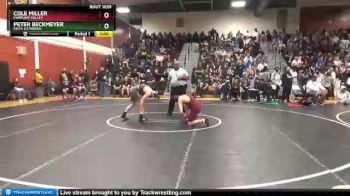 132 lbs Cons. Round 3 - Peter Beckmeyer, Faith Lutheran vs Cole Miller, Pahrump Valley