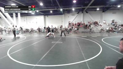 57 lbs Consi Of 8 #2 - Jarren Chacon, Juggernaut WC vs Noah Archibeque, Top Rank Hammers
