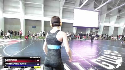 97 lbs Cons. Round 2 - Judd Morby, UT vs Hunter Jared Young, UT