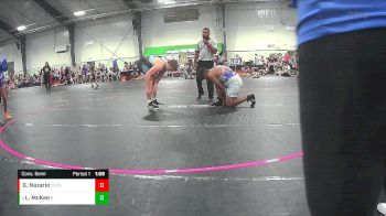 215 lbs Cons. Semi - Landon McKee, Compound Wrestling vs Gabriel Nazario, The Storm Wrestling Center