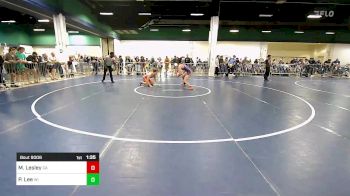 157 lbs Round Of 128 - Miles Lesley, GA vs Peyton Lee, WI