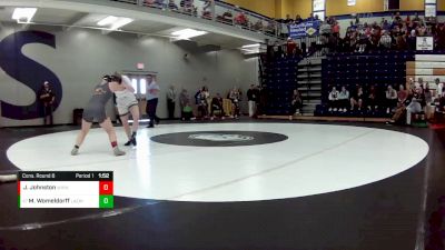 145 lbs. Cons. Round 6 - Mati Womeldorff, Lafayette (St. Joseph) vs Jorgie Johnston, Winnetonka