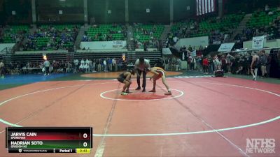 7A 113 lbs Cons. Round 2 - Hadrian Soto, Grissom Hs vs Jarvis Cain, Sparkman
