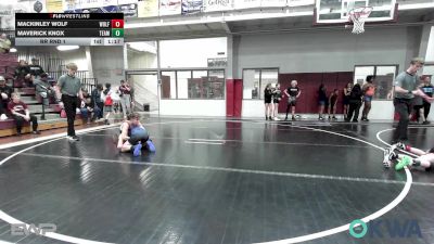 92 lbs Rr Rnd 1 - Mackinley Wolf, Wolfpak Wrestling vs Maverick Knox, Team Guthrie Wrestling