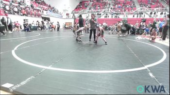 46 lbs Round Of 32 - Ezra Lopez, Independent vs Asher King, Clinton Youth Wrestling