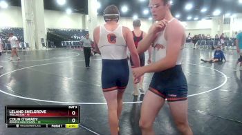 175 lbs Finals (2 Team) - Colin O`Grady, Oswego High School vs Leland Snelgrove, Wellington