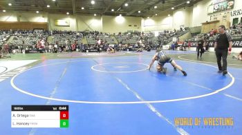 160 lbs Consi Of 8 #2 - Anthony Ortega, Swamp Monsters vs Logan Hancey, Fremont Wrestling Club