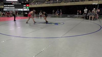 175 lbs Quarterfinal - Ella Maxwell, Lansdale vs Jasmine Baker, Harrisburg