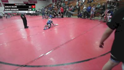66-71 lbs Round 3 - Surya Johnson, RBWC (Rancho Bernardo Wrestlin vs Evelyn Nelms, MTC