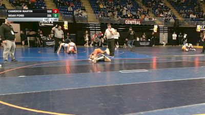 100 lbs Quarterfinal - Cameron Martin, York Suburban vs Noah Ford, Shaler