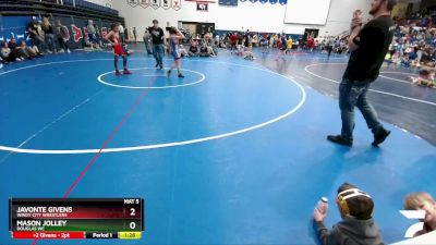 83 lbs Round 2 - JaVonte Givens, Windy City Wrestlers vs Mason Jolley, Douglas WC