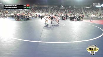 B5A-132 lbs 3rd Place Match - Ayden Huffman, Bishop McGuinness vs Bryson Burton, Duncan