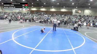 55 lbs Round Of 16 - Nash Whiteman, Hotshots Wrestling vs Amador Ramos, Corning Sharks