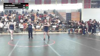 138 lbs Semifinal - Lino Pachano, Greater Lawrence vs Mayanah Cabrera, Springfield Central (W)