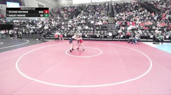 6A 140 lbs Quarterfinal - Dylynn Wayman, Mountain Ridge vs Hailey Harvie, Herriman