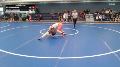 157 lbs Cons. Round 3 - Ethan Anderson, WWC Wrestling vs Jack Alexander, Black Fox Wrestling