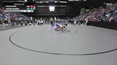 157 lbs 5th Place Match - Trever Mogren, Overland Park - St. Thomas Aquinas HS vs Tristan Ring, Andover