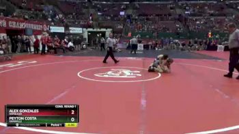 D2-106 lbs Cons. Round 1 - Peyton Costa, Granville vs Alex Gonzales, Napoleon