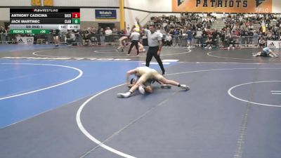 141Green lbs Rr Rnd 1 - Anthony Cadicina, Sacred Heart vs Jack Martinec, Clarion