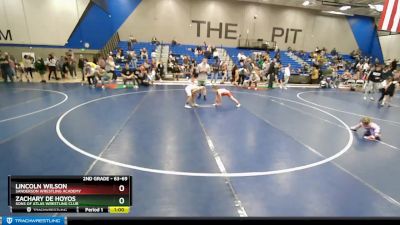 63-69 lbs Round 1 - Lincoln Wilson, Sanderson Wrestling Academy vs Zachary De Hoyos, Sons Of Atlas Wrestling Club