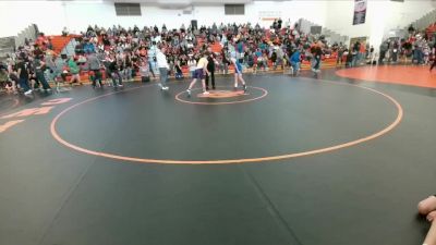 73-79 lbs Round 3 - Eli Martin, Laurel Middle School vs Dane Hamrick, Sheridan Junior High School