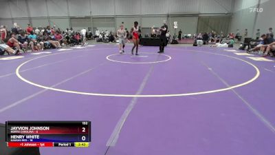 132 lbs Round 4 (6 Team) - Jayvion Johnson, North Carolina vs Henry White, Kansas Red