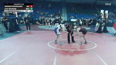 185 lbs Quarterfinal - Madison Beauregard, Concord vs Lilly Maynard, Marshwood