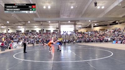 A 190 lbs Champ. Round 1 - Trevor Burney, Chattanooga Central High School vs Josiah Kelly, Pigeon Forge High School