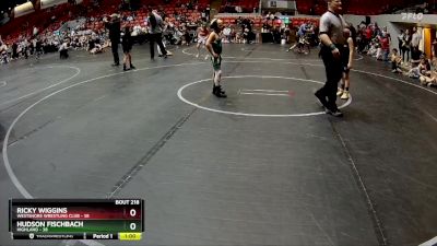 56 lbs Quarterfinal - Hudson Fischbach, Highland vs Ricky Wiggins, Westshore Wrestling Club