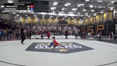 67 lbs Champ. Round 2 - Crew Mohler, Sebolt Wrestling Academy vs Renn Mitchell, Sebolt Wrestling Academy