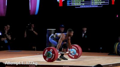CJ Cummings Three Squat Jerk Attempts At 2017 IWF Worlds