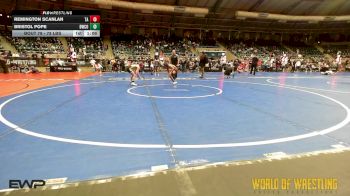 78 lbs 2nd Place - Remington Scanlan, Team Aggression vs Bristol Pope, Bulldawg Wrestling Club