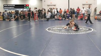 60 lbs Semifinal - Beau Mckeown, PA vs Kohyn Deputy, PA