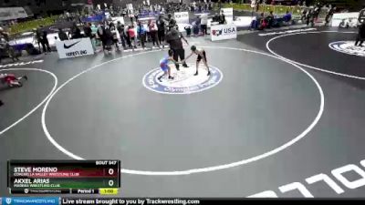 93 lbs Cons. Round 2 - Steve Moreno, Coachella Valley Wrestling Club vs Akxel Arias, Madera Wrestling Club