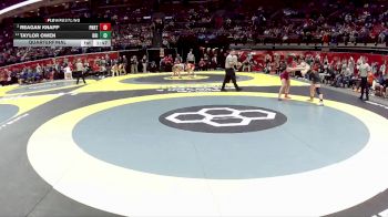 G-145 lbs Quarterfinal - Reagan Knapp, G-Pick. North vs Taylor Owen, G-Black River